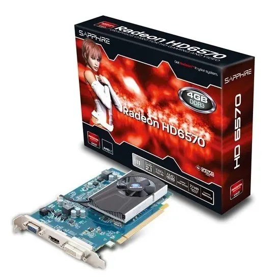 Sapphire ATI HD6570 128Bit 4 GB DDR3 HDMI-DVI 16x