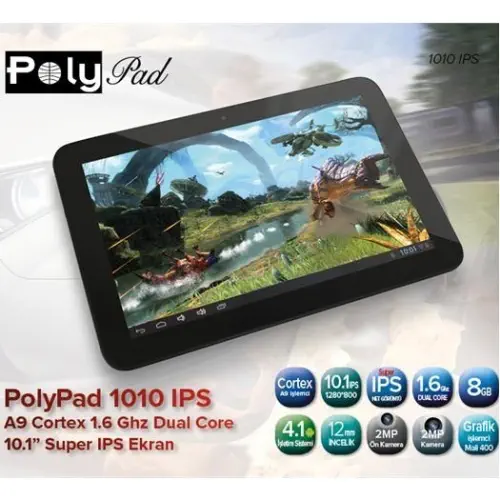 Poly Pad 1010 IPS HD Android Tablet Pc