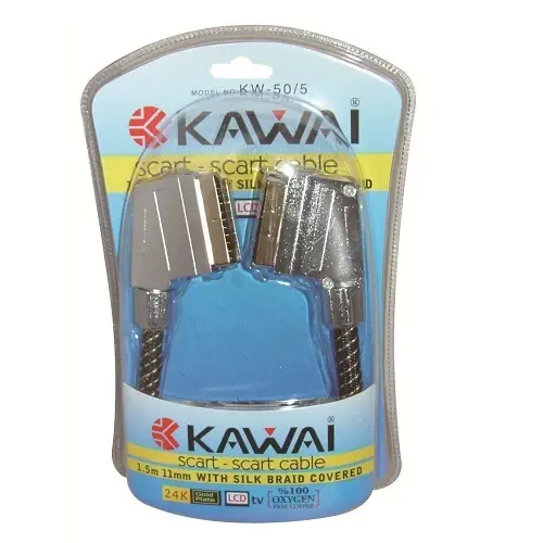 Kawai KW-50/5 Altın Scart Kablo 1,5 Metre