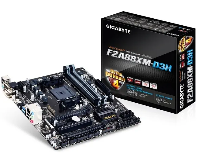 Gigabyte F2A88XM-D3H Amd FM2 DDR3 Atx Anakart