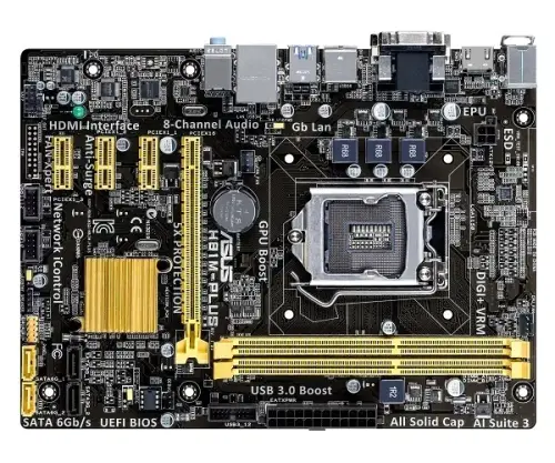 Asus H81M-PLUS Intel H81 1600MHz DDR3 LGA1150 uATX Anakart 