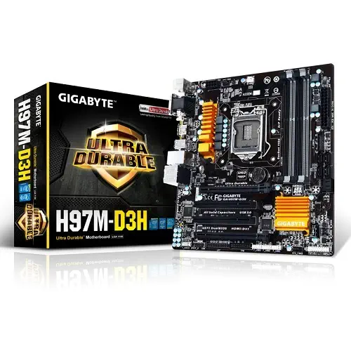 Gigabyte H97M-D3H H97 DDR3 1150p Anakart