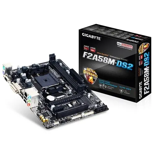 Gigabyte F2A58M-DS2 AMD FM2 DDR3 S+V+GL ATX Anakart