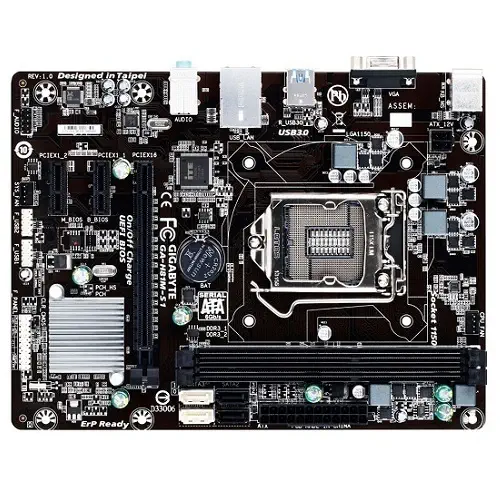 Gigabyte GA-H81M-S1 Intel H81 Soket 1151 DDR3 1600MHz mATX Anakart