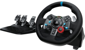 Logitech G G29 PS5, PS4 ve PC ile Uyumlu Driving Force Siyah Yarış Direksiyonu - 941-000112