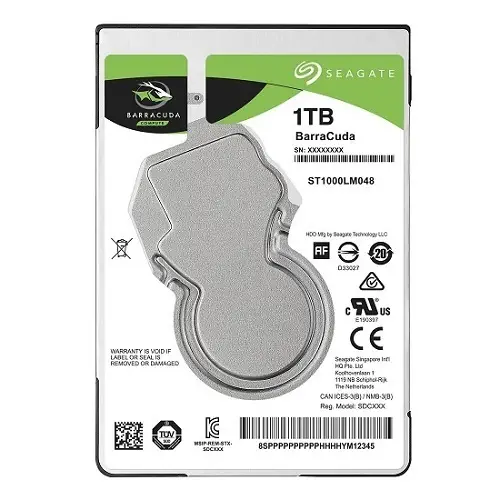 Seagate Barracuda ST1000LM048 2.5″ 1TB 5400Rpm 128MB 140MB/s SATA3 Hard Disk