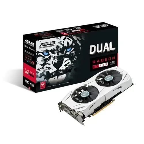 Asus Amd Radeon RX 480 4GB OC 256Bit GDDR5 (DX12) PCI-E 3.0 Gaming (Oyuncu) Ekran Kartı DUAL-RX480-O4G