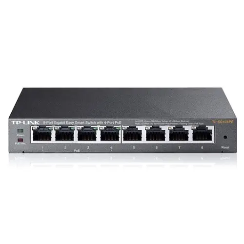 TP-Link TL-SG108PE 8 Port Gigabit / 4 Port POE Smart Switch