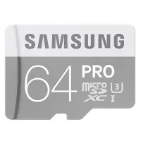 Samsung Pro MB-MG64EA/EU 64GB 90-80 MB/s Class 10 microSDHC Kart (SD Adaptör)