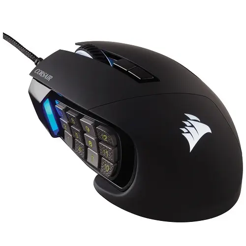 Corsair Scimitar PRO RGB Optical MOBA/MMO 16000 DPI Optik Gaming (Oyuncu) Mouse - CH-9304111-EU