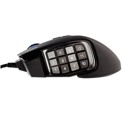 Corsair Scimitar PRO RGB Optical MOBA/MMO 16000 DPI Optik Gaming (Oyuncu) Mouse - CH-9304111-EU