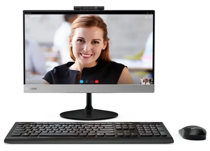 Lenovo V410Z 10QV001BTX i5-7400T 2.40GHz 8GB 1TB 21.5″ FHD FreeDOS Siyah All In One PC