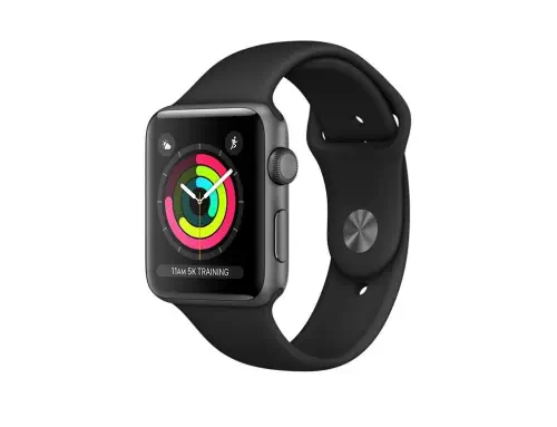 Apple Watch Series 3 GPS 42 mm Uzay Grisi Alüminyum Kasa Siyah Spor Kordon MQL12TU/A -  Apple Türkiye Garantili