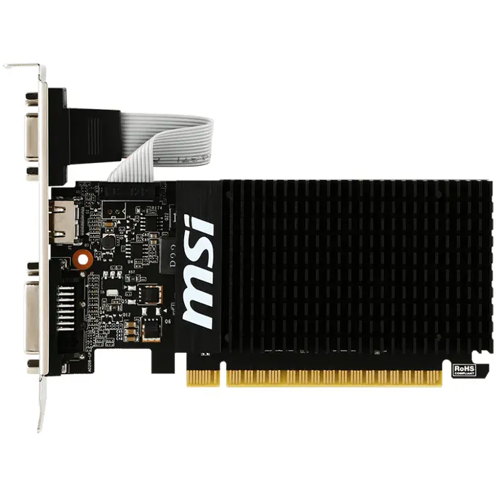 MSI GT 710 1GD3H LP GeForce GT 710 1GB DDR3 64Bit DX12 Gaming Ekran Kartı