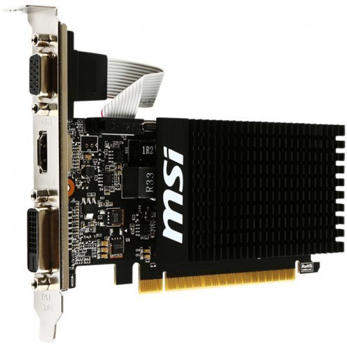 MSI GT 710  1GD3H LP GeForce GT 710 1GB DDR3 64Bit DX12 Gaming Ekran Kartı