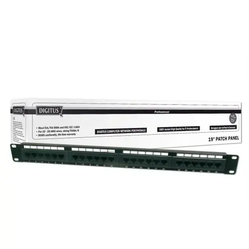 Digitus DN-91624U 19″ 24 Port Cat-6 UTP Patch Panel