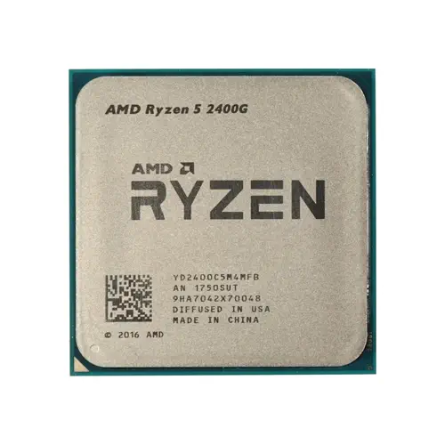 AMD Ryzen 5 2400G 3.60GHz 6MB Soket AM4 İşlemci (Fanlı)