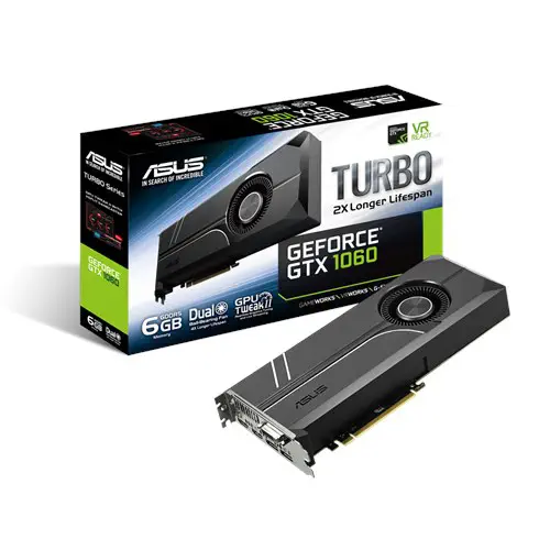 Asus GTX 1060 TURBO-GTX 1060-6G 6 GB Gaming (Oyuncu) Ekran Kartı