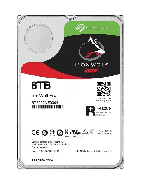 Seagate IronWolf Pro ST8000NE0004 8TB 256MB 7200Rpm Nas Disk