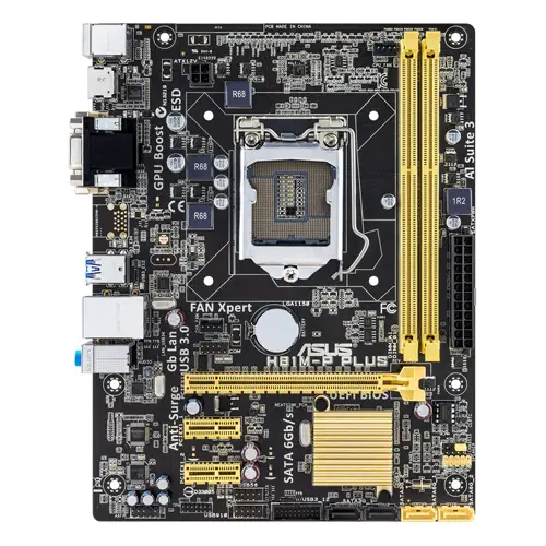 Asus H81M-P Plus Intel H81 Soket 1150 DDR3 1600MHz uATX Anakart