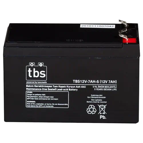 Tunçmatik TBS TSK1454 12V-7AH-5 UPS Tip Akü