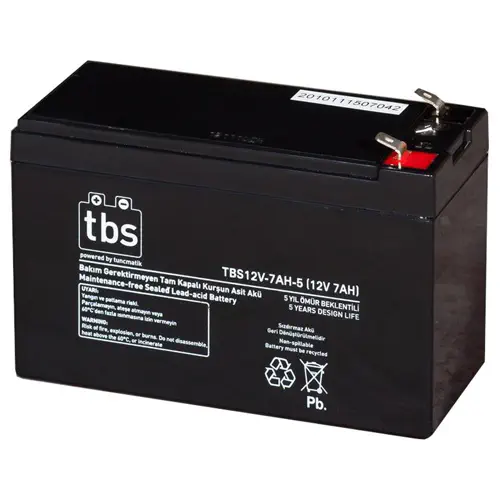 Tunçmatik TBS TSK1454 12V-7AH-5 UPS Tip Akü