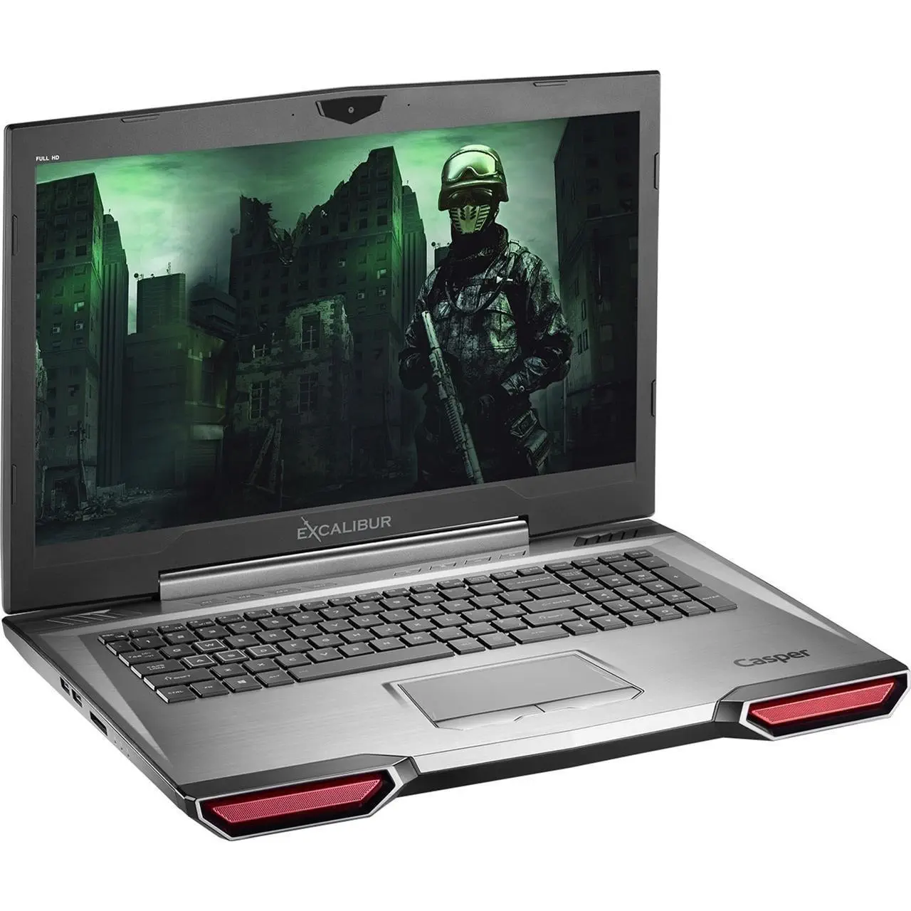 Casper Excalibur G860.8750-D690X Intel Core i7-8750H 2.20GHz 32GB 480GB SSD + 1TB 6GB GeForce GTX 1060 17.3” FreeDOS Gaming Notebook