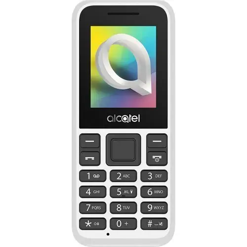 Alcatel 1066D Çift Hat Beyaz Tuşlu Cep Telefonu - Distribütör Garantili