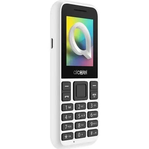 Alcatel 1066D Çift Hat Beyaz Tuşlu Cep Telefonu - Distribütör Garantili