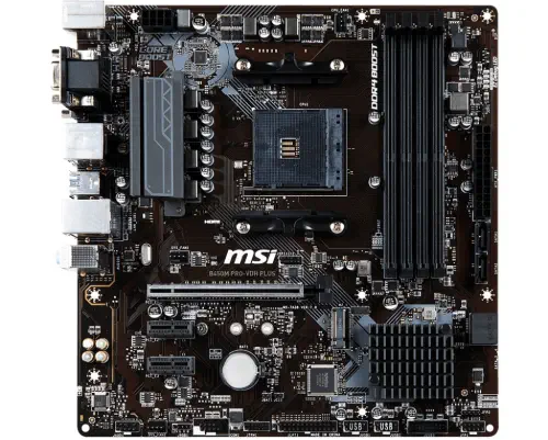 MSI B450M PRO-VDH Plus AMD B450 Soket AM4 DDR4 3466(O.C.)MHz mATX Anakart