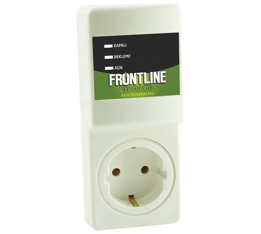 Frontline Tv Guard Tekli Akım Korumalı Priz