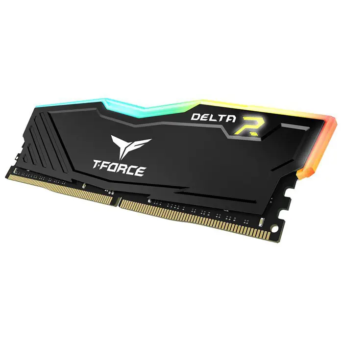 Team T-Force Delta RGB Black 16GB (2x8GB) 3200MHz CL16 DDR4 Gaming Ram (TF3D416G3200HC16FDC01)