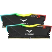 Team T-Force Delta RGB Black 16GB (2x8GB) 3200MHz CL16 DDR4 Gaming Ram (TF3D416G3200HC16FDC01)