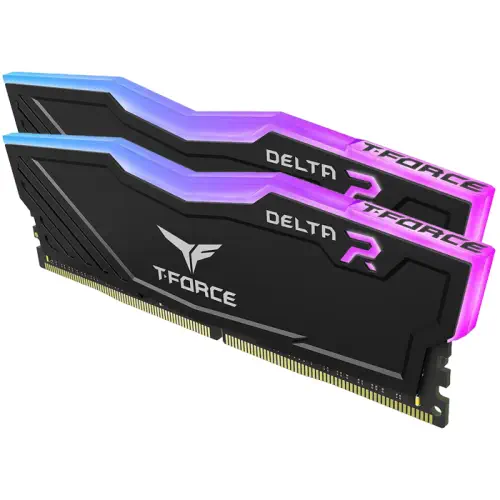Team T-Force Delta RGB Black 16GB (2x8GB) 3200MHz CL16 DDR4 Gaming Ram (TF3D416G3200HC16FDC01)