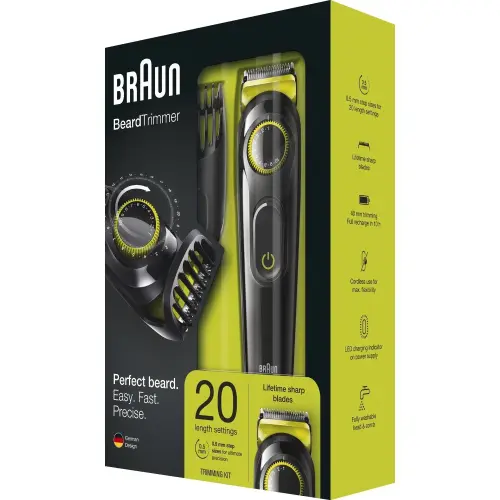 Braun BT 3021 Kablosuz Saç Sakal Şekillendirme Makinesi