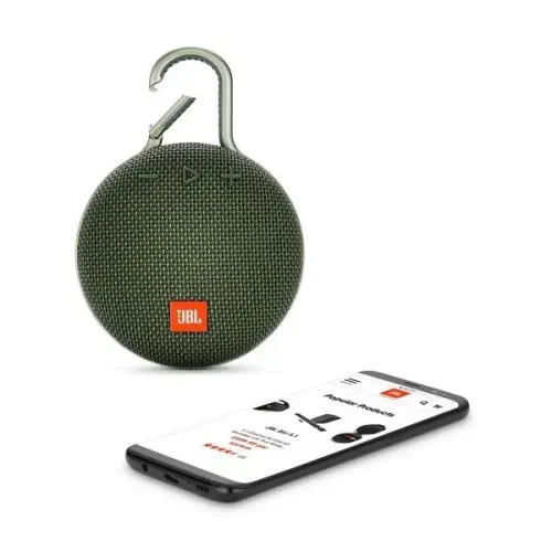 JBL Clip 3 IPX7 Su Geçirmez Taşınabilir Yeşil Bluetooth Hoparlör 