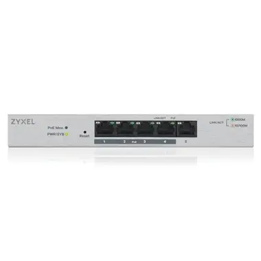 Zyxel GS1200-5HP 5 Port Gigabit Web Yönetilebilir PoE Switch