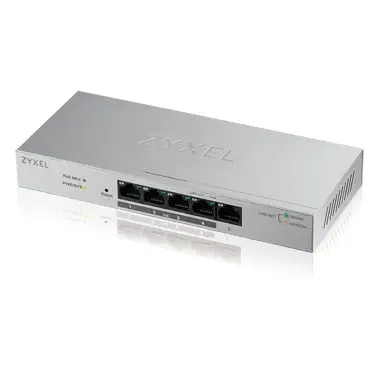 Zyxel GS1200-5HP 5 Port Gigabit Web Yönetilebilir PoE Switch