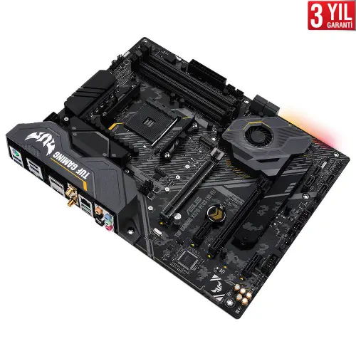 Asus TUF Gaming X570-Plus (WI-FI) AMD X570 Soket AM4 DDR4 5100(OC)MHz ATX Gaming Anakart