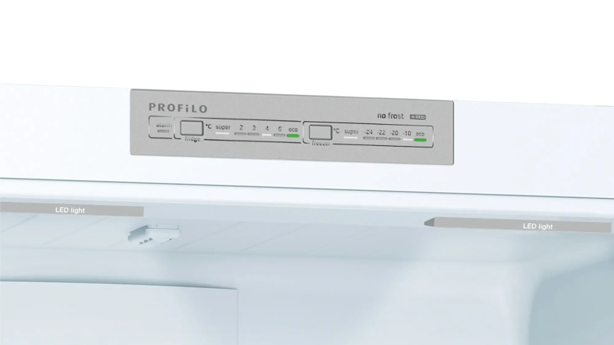 Profilo BD3086W3DN A++ 682 Lt NoFrost Kombi Tipi Beyaz Buzdolabı