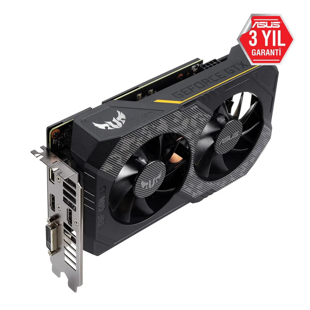 Asus TUF-GTX1660Ti-O6G-Gaming GeForce GTX 1660 Ti 6GB GDDR6 192Bit DX12 Gaming Ekran Kartı