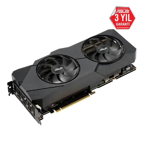 Asus Dual-RTX2070S-A8G-EVO GeForce RTX 2070 Super 8GB GDDR6 256Bit DX12 Gaming Ekran Kartı