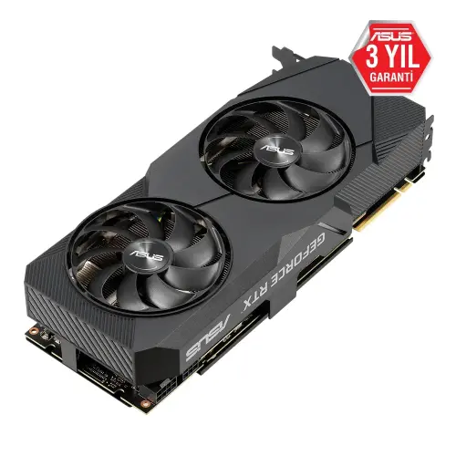 Asus Dual-RTX2070S-A8G-EVO GeForce RTX 2070 Super 8GB GDDR6 256Bit DX12 Gaming Ekran Kartı