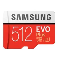 Samsung Evo Plus 512GB Adaptörlü Micro SDXC Hafıza Kartı - MB-MC512GA/EU