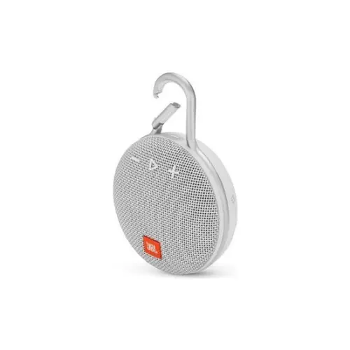 JBL Clip 3 IPX7 Su Geçirmez Taşınabilir Beyaz Bluetooth Hoparlör