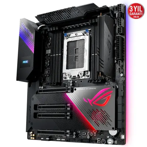 Asus ROG Zenith II Extreme AMD TRX40 Soket sTRX4 DDR4 4733(OC)Mhz E-ATX Gaming (Oyuncu) Anakart