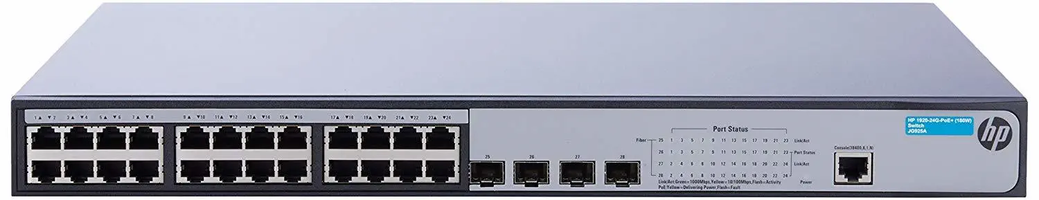 HP JG925A 1920-24G 24Port Gigabit PoE Switch