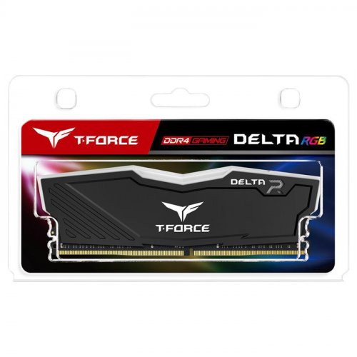 Team T-Force Delta RGB Black 8GB (1x8GB) 3200MHz CL16 DDR4 Gaming Ram (TF3D48G3200HC16F01)