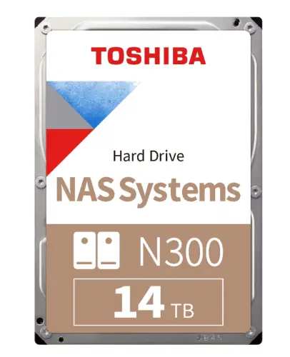 Toshiba N300 HDWG21EUZSVA 14TB 7200RPM 256MB 3.5″ SATA3 Nas Harddisk