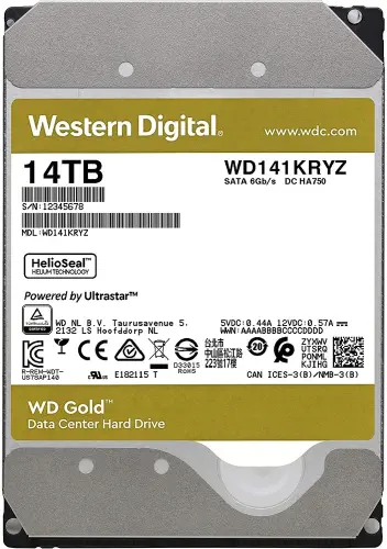 WD Gold Enterprise WD141KRYZ 14TB 7200RPM 512MB 3.5″ SATA3 Harddisk